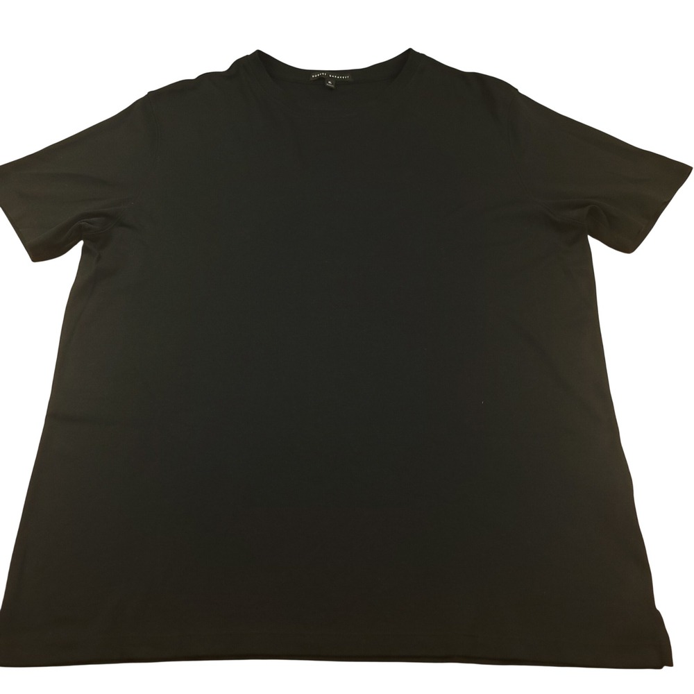 Robert Barakett Mens Black Cotton Pima Crew Neck T Shirt Size XL